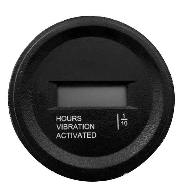 Compteur horaire digital autonome à vibration 10 à 75Hz pour 1 à 8 g, precision ± 0.01%