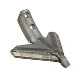 Soc patte d´oie carbure, 190X6 mm, 504032 - 504027, trou de 10 mm, Kockerling Allrounder, pièce interchangeable