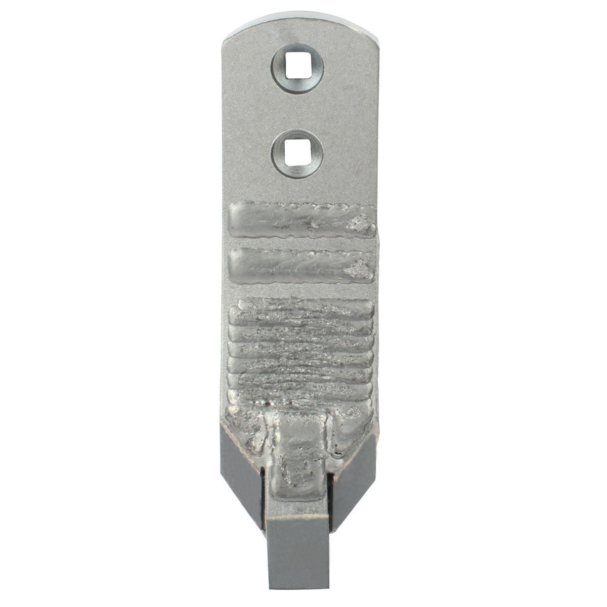 Pointe en V avec plaquette carbure et rechargement, pour déchaumeur à dents, cultivateur, Synkro POTTINGER, 80x20 mm, 9762500151, pièce interchangeable