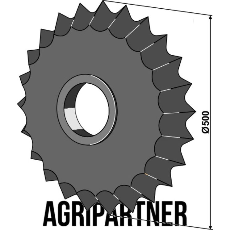 Roue plombage étoile 500 mm, fonte GG25, GUTTLER 75407000, Interchangeable