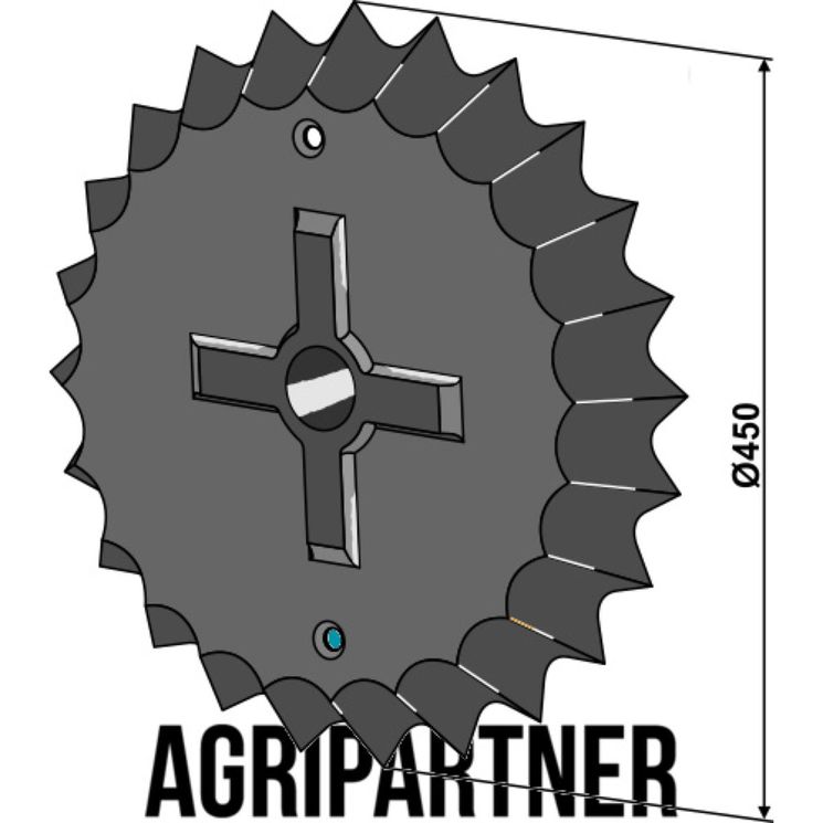 Roue plombage étoile 450 mm, fonte GG25, GUTTLER 75406000, Interchangeable