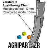 Soc à échange rapide type BOURGAULT, 200-SPK-0230, plaquette d'usure 13 mm, pour déchaumeur à dent UNIVERSEL, largeur 50 mm, pièce origine