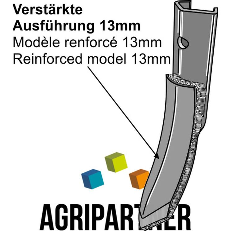 Soc à échange rapide type BOURGAULT, 200-SPK-0230, plaquette d'usure 13 mm, pour déchaumeur à dent UNIVERSEL, largeur 50 mm, pièce origine