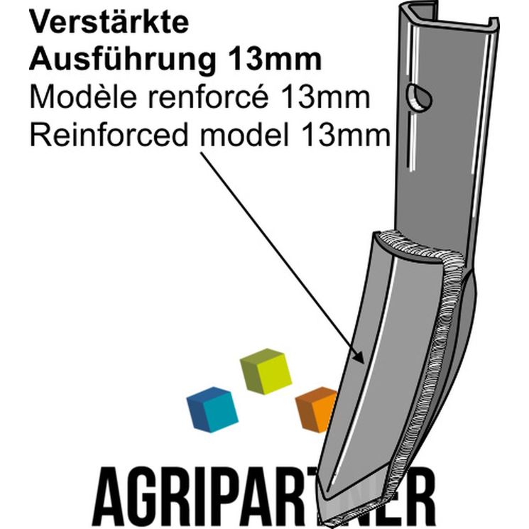 Soc à échange rapide type BOURGAULT, 200-SPK-0200, RF23560, plaquette d'usure 13 mm, pour déchaumeur à dent UNIVERSEL, largeur 50 mm, pièce origine