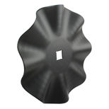 Disque ondulé pour rouleau gaufré, 470x4 pour arbre carré de 41mm