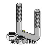 Etrier de fixation pour dent "Goliath" de déchaumeur à dents KOCKERLING M16x50x65, 904 263, pièce interchangeable