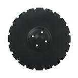 Disque crénelé 430x5 mm, 4 trous, pour déchaumeur à disques VADERSTAD Carrier, 433779 - 459608, pièce interchangeable