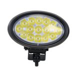 Phare de travail ovale LED, pour tracteur UNIVERSEL, 75W, 8250 lumens