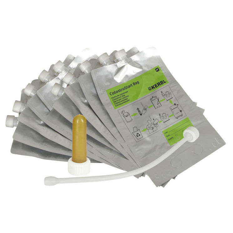 Poche aluminium pour colostrum, lot de 10, KERBL