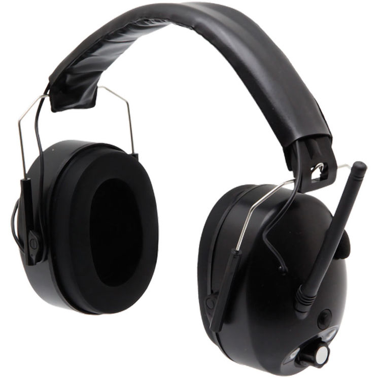 Casque antibruit 26dB avec serre-tête et radio FM intégrée