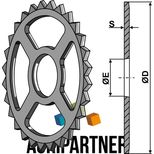 Roue étoile Ø470x118 mm, Cambridge, intermédiaire, fonte GGG50, UNIVERSEL, pièce interchangeable