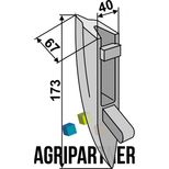 Cale 173x67 mm, pour semoir GASPARDO, 22270397, pièce interchangeable