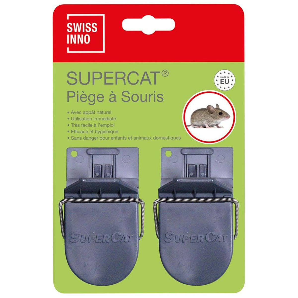 Lot de 40X2 pièges à souris SWISSINNO Supercat