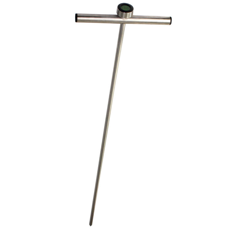 Sonde de température mobile INOX, pour céréales, foin, compost, 100 à 280 cm, AGRETO