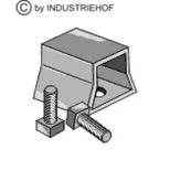 Bride de fixation avec boulons pour ressort, cultivateur Bonnel, Marsk-Stig, 12800009 - 01010104, pièce interchangeable