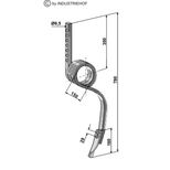 Dent efface-trace 25x25, 780mm pour vibroculteur KOCKERLING Allrounder, pièce interchangeable