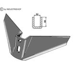 Aileron standard, 480x8, trou 12 mm, entraxe 45-75 mm, multimarque, 02-005.800, pièce interchangeable