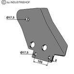 Contre Lame droite, pour décompacteur Durou, pièce interchangeable