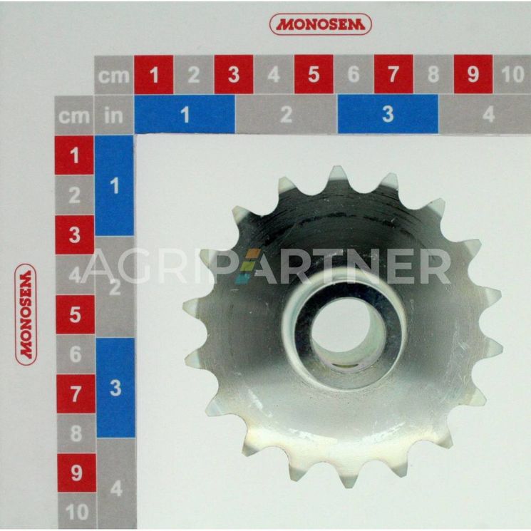 Pignon 18 dents pour semoir MONOSEM, 10125045 - 7116-A - 7116.A - 7116A, pièce origine