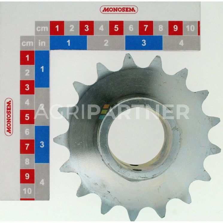 Pignon moteur 17 dents pour RIBOULEAU MONOSEM, 10125075, piece origine