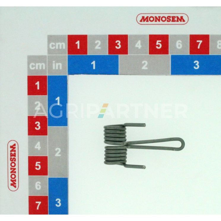 Ressort de torsion galva, pour semoir MONOSEM, 10153043 - 5073 - 6215, pièce origine