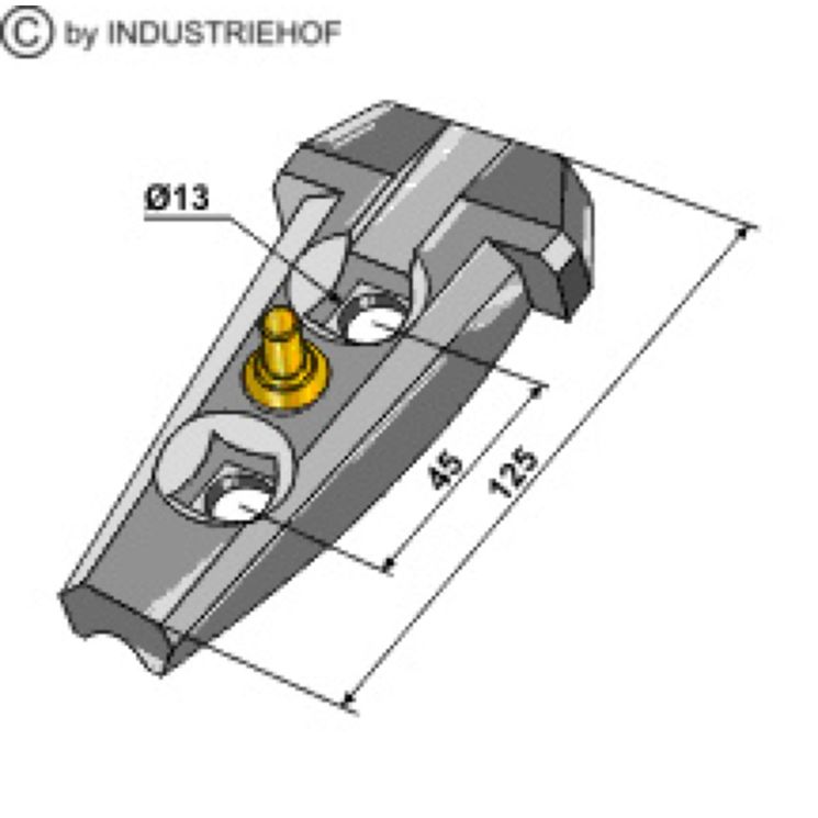 Adaptateur BOURGAULT complet, série 200, 200-QCA-4710, RF22679, pièce origine