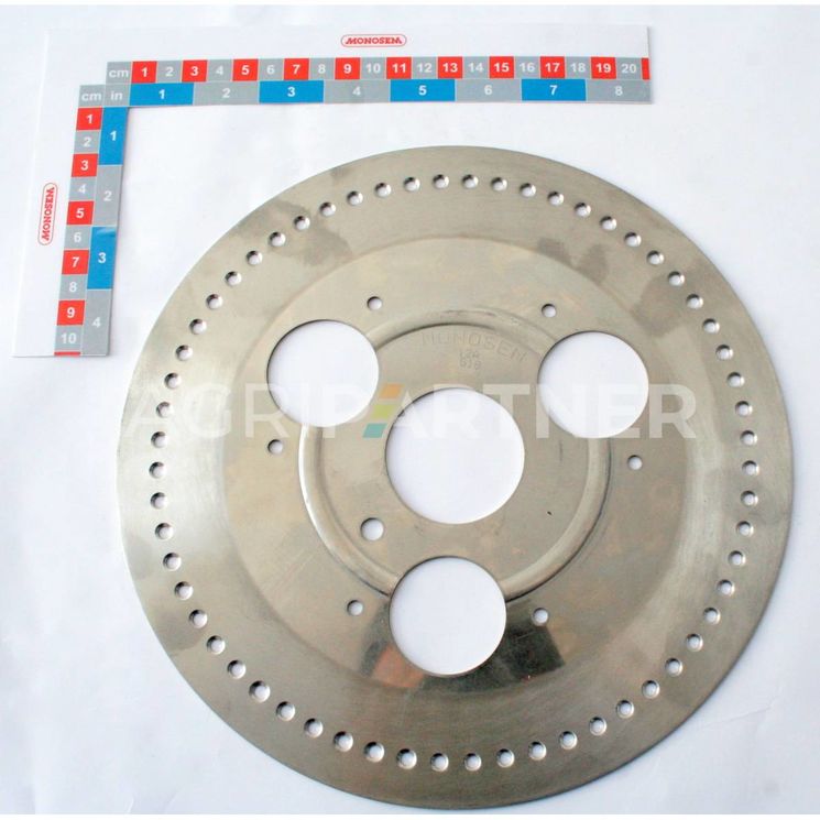 Disque nu DN 6072-12A, 60 trous pour soja, semoir RIBOULEAU MONOSEM, 20000333, pièce origine