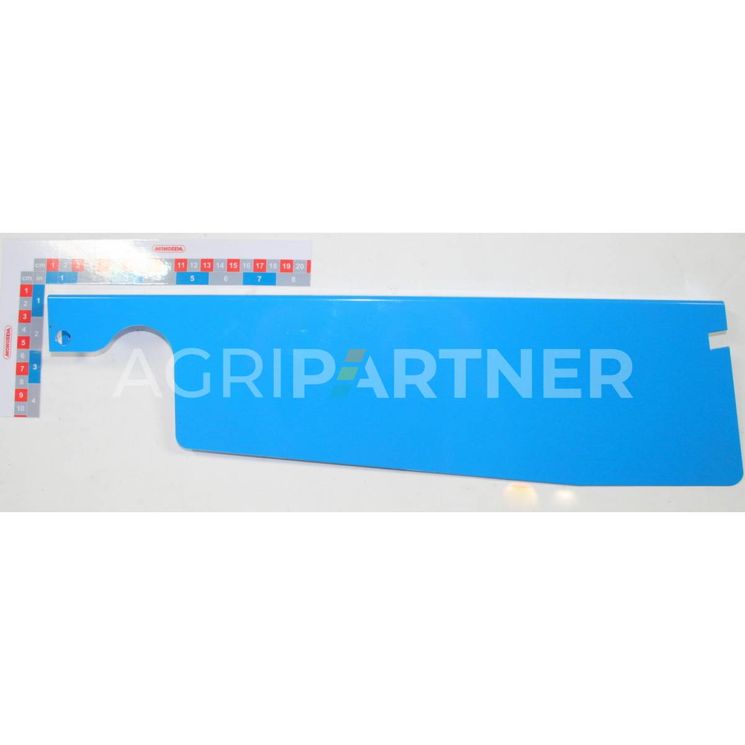 Carter mobile élément nc peint bleu, pour semoir MONOSEM, 30090277 - 7441-A - 7441.A - 7441A, pièce origine