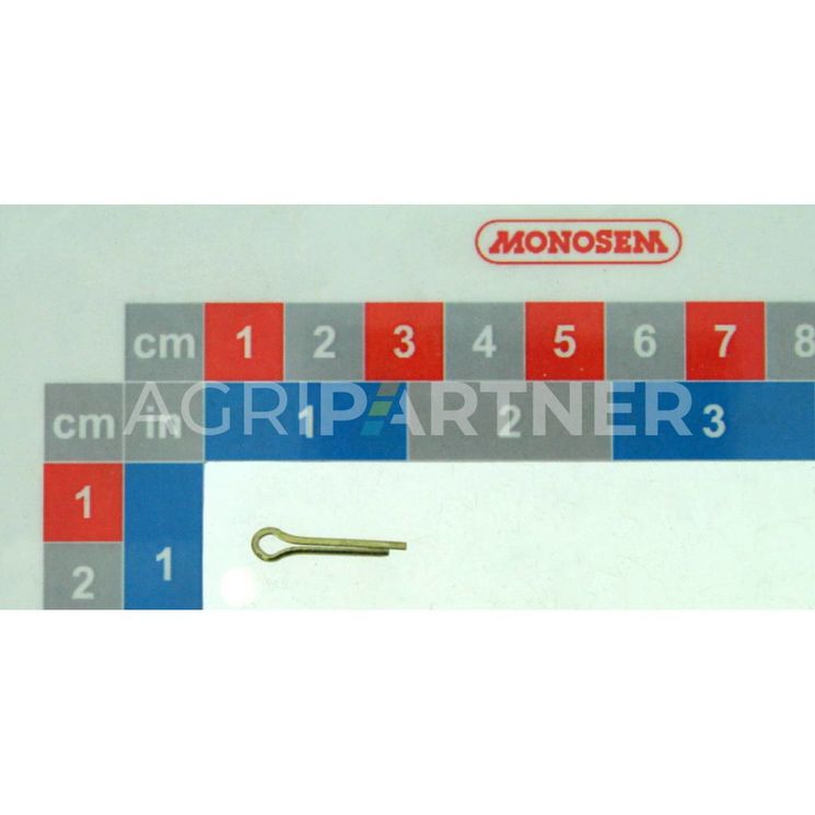 Goupille fendue 2,5-12 zn blanc 200HBS sans chrome VI, pour semoir MONOSEM, 30170014, pièce origine