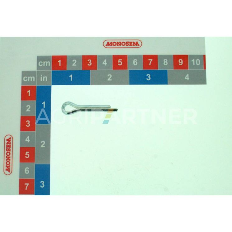 Goupille fendue 5-22 (nouvelle norme) zn blanc 200HBS sans chrome VI, pour semoir MONOSEM, 30170066, pièce origine