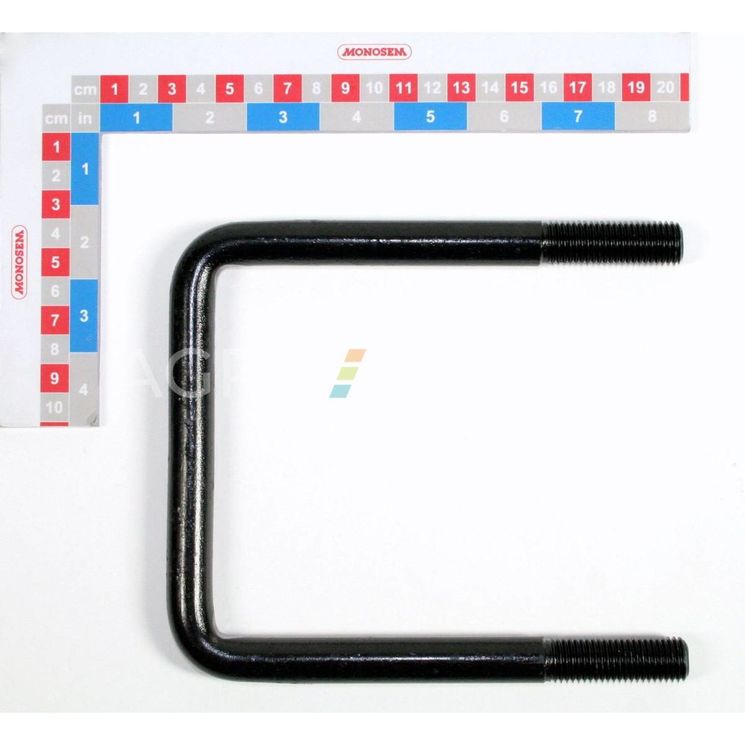 Tige en U 16x465x35x35 mm pour semoir bineuse RIBOULEAU MONOSEM, 30634020, 4502, pièce origine