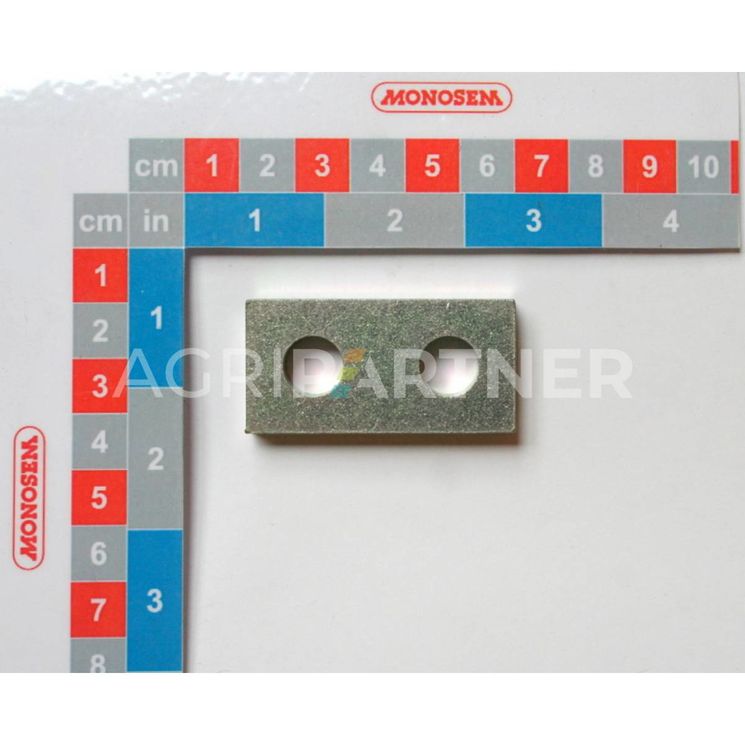Plat de calage décrottoirs élément nc zn, pour semoir MONOSEM, 40090188 - 7457, pièce origine