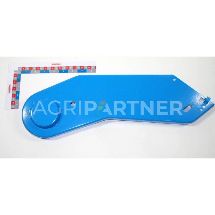 Carter fixe élément nc peint bleue, pour semoir MONOSEM, 65009415 - 7430 - 7430-A - 7430.A - 7430A, pièce origine