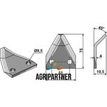 Couteau de mélangeuse STRAUTMANN, 60644511, pièce interchangeable