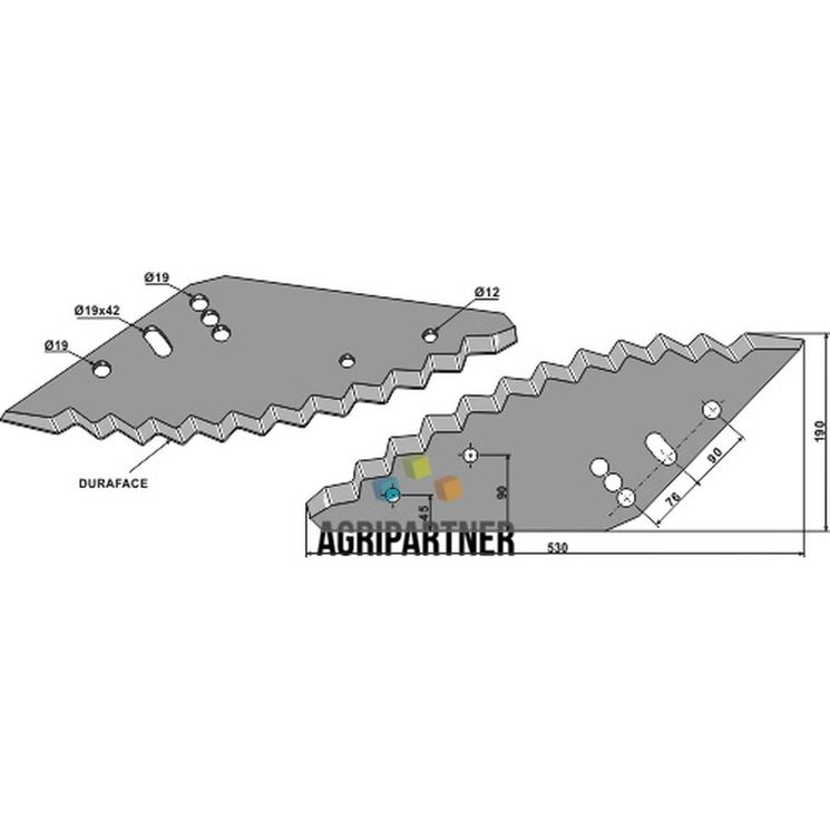 Couteau de mélangeuse MAYER, SILOKING, 1050266, pièce interchangeable