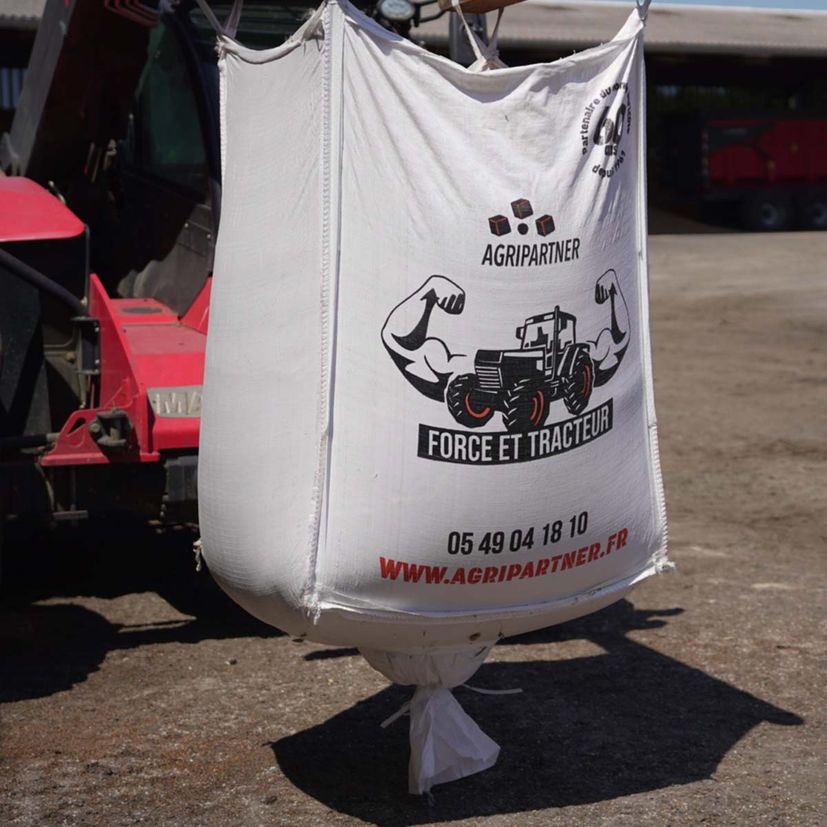 Sac Big Bag, type 1 m³ avec goulotte de vidange, capacité 1000 Kg "Le Classique"