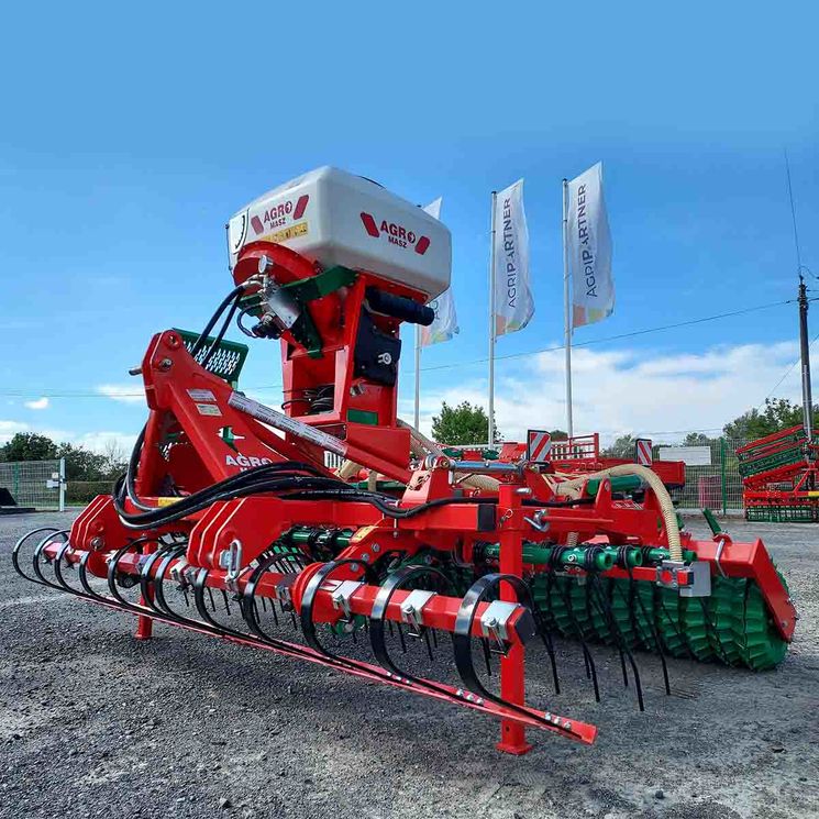 Régénérateur de prairie GRASS 300, avec rouleau prismatic, AGRO-MASZ