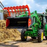 Godet BMS multi-services à grappin, 1.50 à 2.50 mètres, pour tracteur et téléscopique