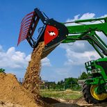 Godet GMS multi-services à grappin, 1.50 à 2.50 mètres, pour tracteur