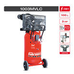 Compresseur vertical 100 litres 230V, 16,2m³/h, 3CV, bi-cylindre, 1003MVLC, PRODIF EXPERT