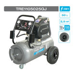 Compresseur mobile 50 litres 230V, 8,1m³/h, mono-cylindre, 2,5 CV, TRE1105025GJ, PRODIF EXPERT