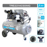 Compresseur mobile 150 litres 230V, 18,6 m³/h, bi-cylindre, 3CV, TRE2214030MG, PRODIF EXPERT