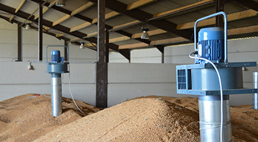 Ventilation, Aération du grain