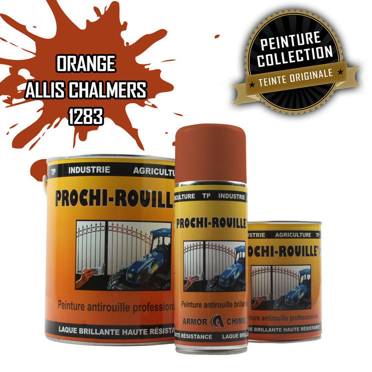 Peinture agricole collection PROCHI-ROUILLE, orange, 1283, ALLIS CHALMERS