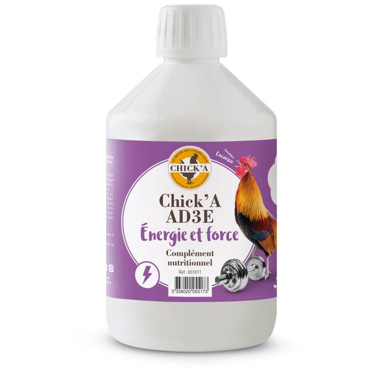 Aliment diététique complémentaire 500 ml AD3E, CHICK'A