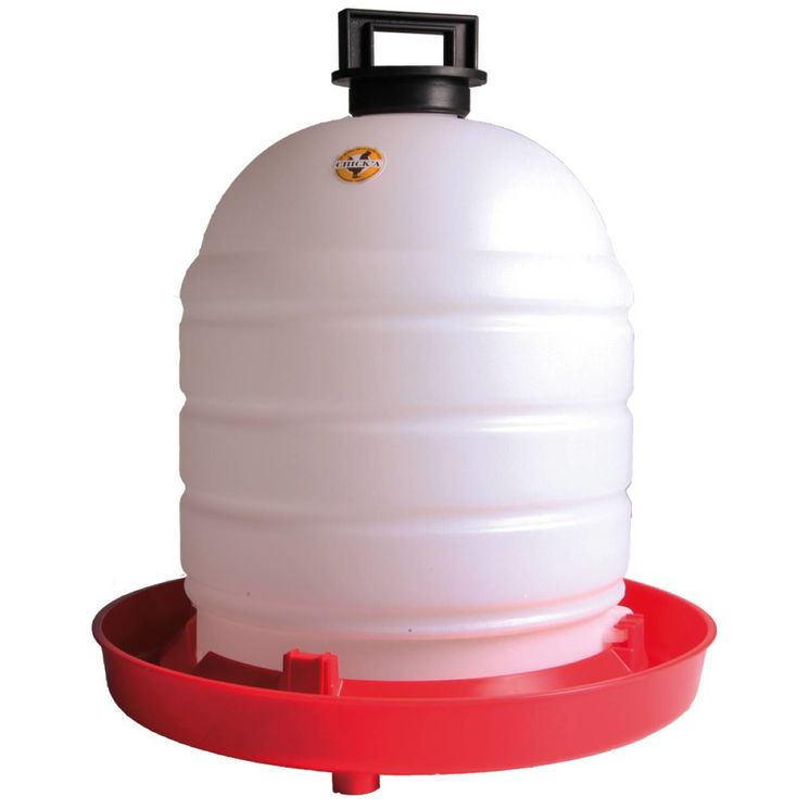 Abreuvoir plastique 15 litres pour poules, avec anse, CHICK'A