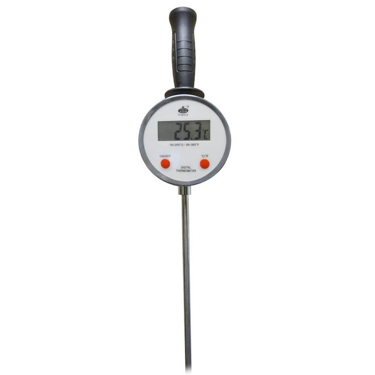 Thermomètre digital avec sonde longue 1,45 mètres fixe, KAMER