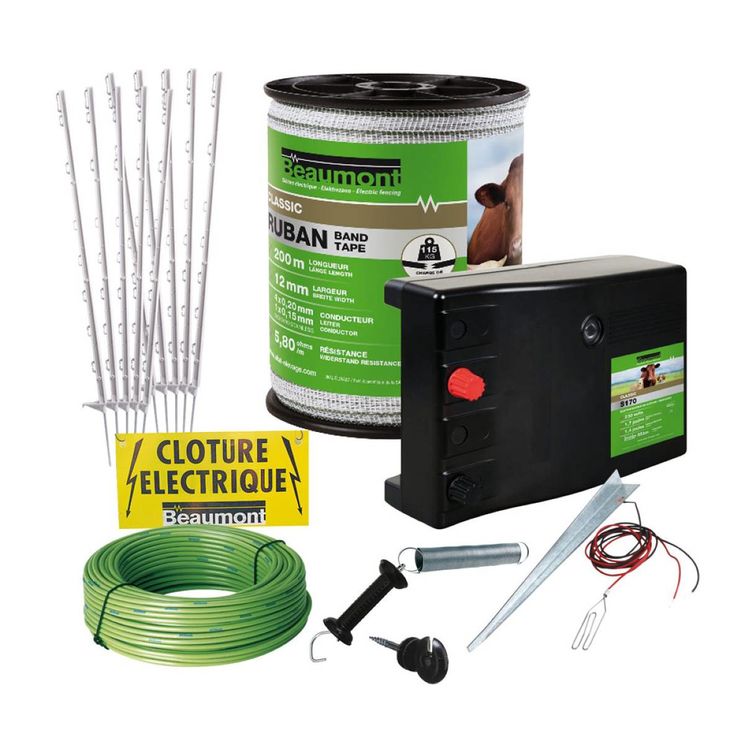 Kit clôture électrique complet pour chien, BEAUMONT