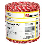 Fil Hotshock W6 400 mètres, blanc / rouge, capacité environ 100 kg, HORIZONT