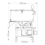 Malaxeur multifonction UBCE, de 600 à 1200L, entraînement électrique 380V, sur châssis haut, FK MACHINERY